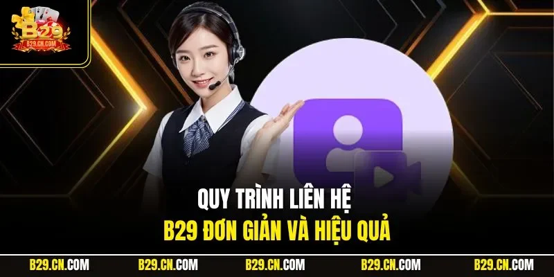 Quy trình liên hệ B29 đơn giản và hiệu quả